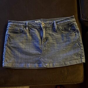 Billabong Blue Denim Mini Skirt